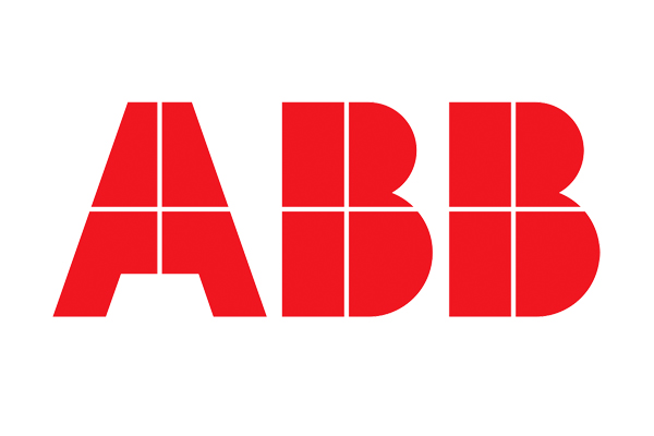 Logo of the robot manufacturer ABB